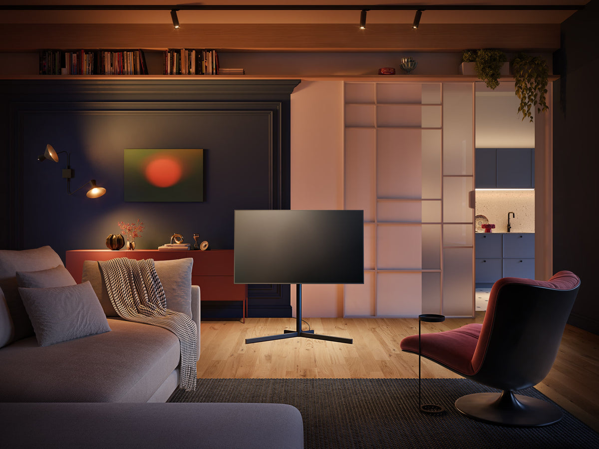 Design TV Stand AURA in moderner Wohnung